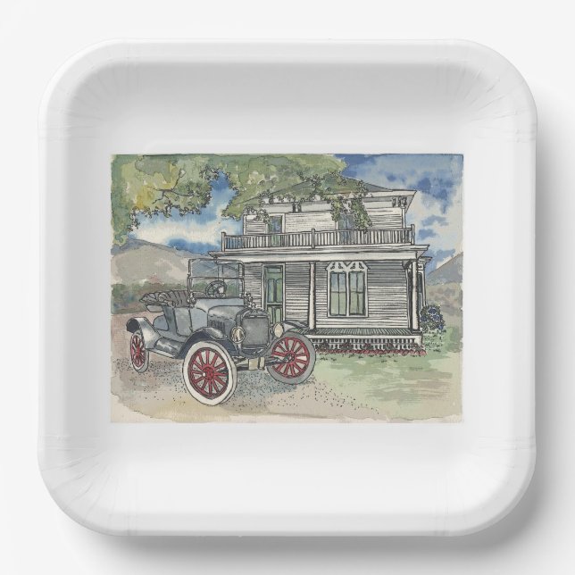 Fotoplatte Pappteller (Vorderseite)