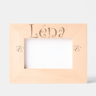 Fotorahmen Léna trendy Vorname Geätzte Rahmen