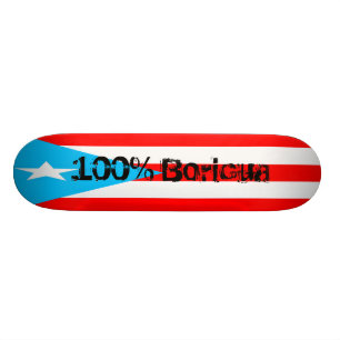 Fotorezeptor-Skateboard, Boricua 100% Skateboard