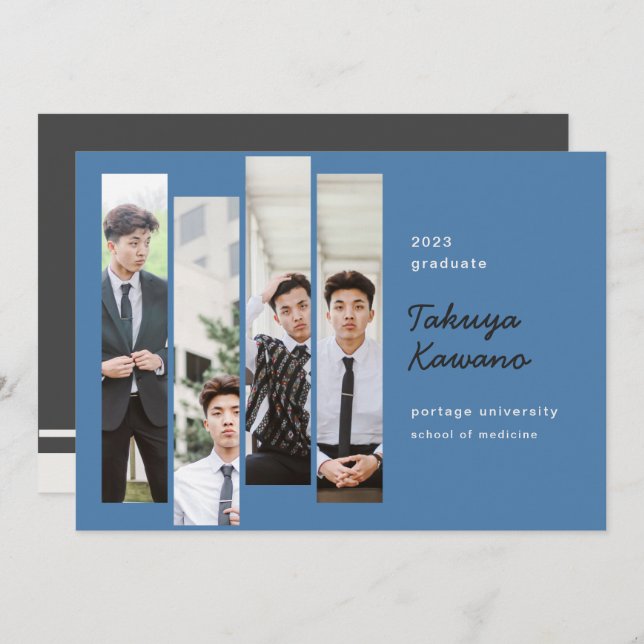 Fotos Abschluss Cobalt Blue Black Ankündigung (Vorne/Hinten)