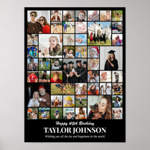 Fotos Collage 50 Bilder 12x16 18x24 24x32 30x40 Poster