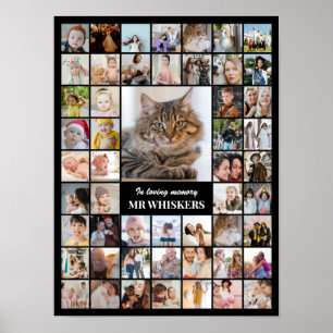 Fotos Collage 52 Bilder 12x16 18x24 24x32 Schwarz Poster