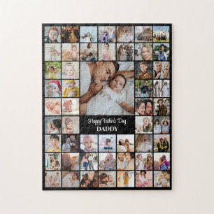 Fotos Collage 52 Bilder Raster 11x14 Benutzerdefin Puzzle