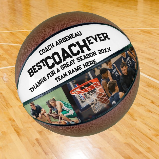 Fotos Collage Bester Trainer Basketball Personalis ( Customize as end of season gift for Coach)