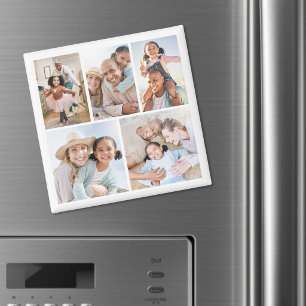 Fotos Collage Einfach Elegantes Bild Magnet