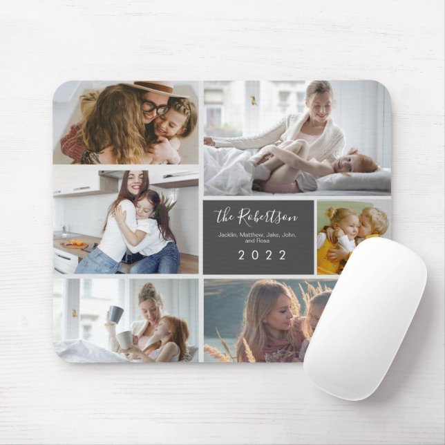 Fotos der Custom 6-Familie Typografie Mousepad (Mit Mouse)
