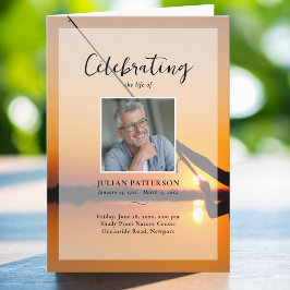 Fotos der Sonnenuntergänge fischen Feier zur Beerd Programm