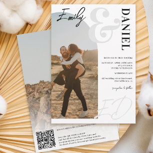 Fotos fett Namen Drehbuch Bogen Schwarz-weiße Hoch Einladung