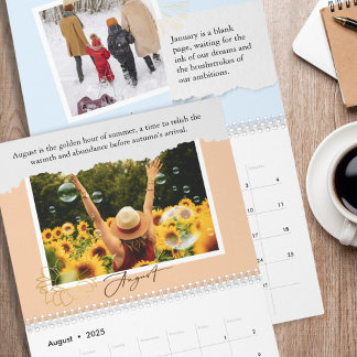 Fotos für Familien, individuelles Zitat Einzigarti Kalender