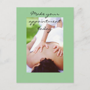 Fotos für Massage und Körperarbeit Postkarte