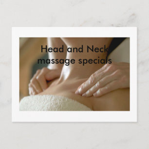 Fotos für Massage und Körperarbeit Postkarte