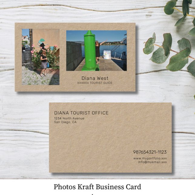 Fotos Kraft Business Card Visitenkarte (Von Creator hochgeladen)