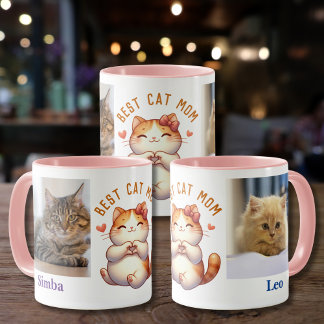 Fotos Namen Nachricht Individuell Katzen Thema Tasse