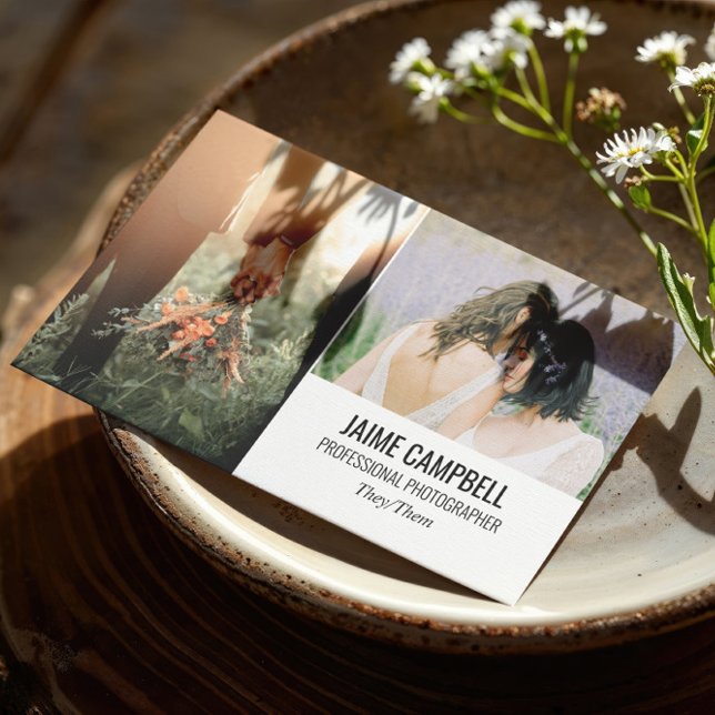 Fotos Personal Pronoun Beruflich Fotograf Visitenkarte (Von Creator hochgeladen)