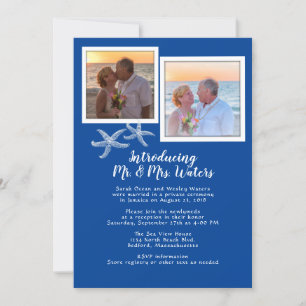 Fotos Sea Themed Newlywings Empfang Einladung