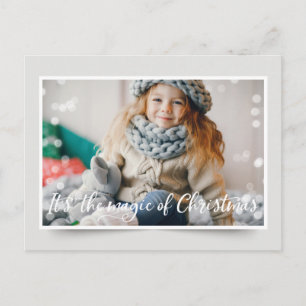 Fotos und Glitzern   Magischer Urlaub Postkarte