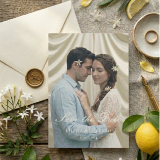 Fotos von blauen Mittelmeerfliesen - Hochzeit an d Save The Date