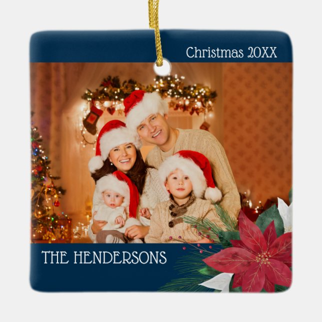 Fotos Weihnachtsschmuck Poinsettia (Vorderseite)