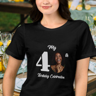 Fotos zum 40. Geburtstag in Fettschrift Tri-Blend Shirt