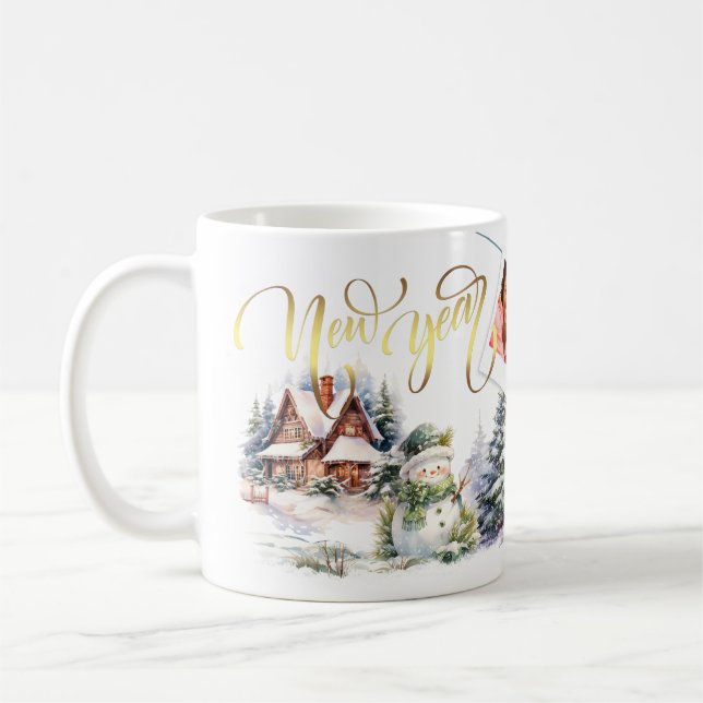 Fotos zum Neujahrscoffee Tasse Foil Style (Links)