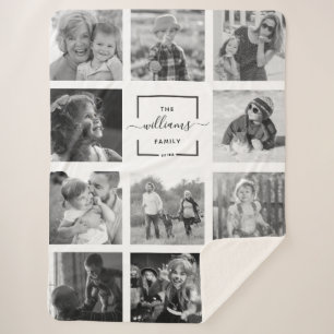 Fotosammlung für moderne benutzerdefinierte Famil Sherpadecke