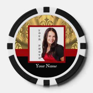 Fotoschablone Pokerchips