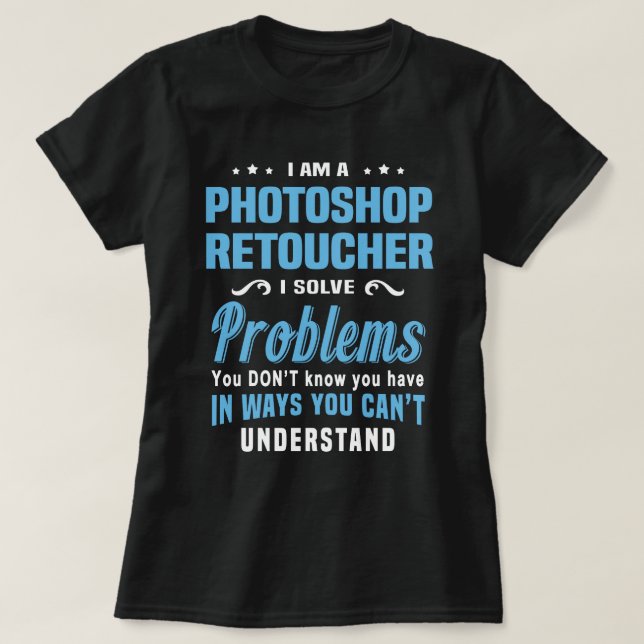 Fotoshop Retoucher T-Shirt (Design vorne)