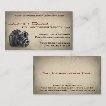 Fotostudio Fotograf Business Card