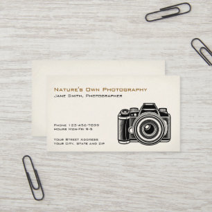 Fotostudio Fotograf Geschäftskarte Visitenkarte