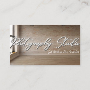 Fotostudio Miete Visitenkarte