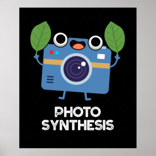 Fotosynthese Funny Camera Pub Dark BG Poster