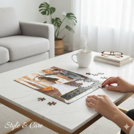 Fototext-Design für helle Momente Puzzle
