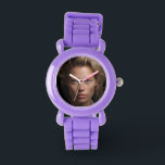 Fotovorlage benutzerdefiniert armbanduhr<br><div class="desc">Dieses Design kann in dem Bereich personalisiert werden, der durch das Ändern des Fotos und/oder Textes zur Verfügung gestellt wird. Sie können auch angepasst werden, indem Sie auf Vorlage personalisieren klicken und dann auf die Schaltfläche klicken, um weitere Optionen anzupassen, um die Hintergrundfarbe zu löschen oder zu ändern, Text hinzuzufügen,...</div>