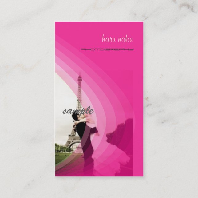 Fotovorlage, eigene hinzufügen visitenkarte (Vorderseite)