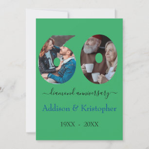 Fotovorlage für die Diamond Liebe 60 Jahre Einladung