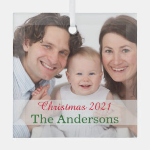 Fotovorlage für die Urlaubfamilie nach Maß Ornament Aus Glas