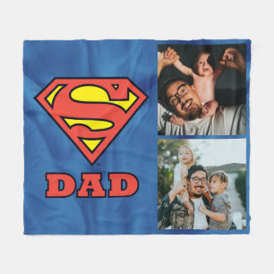 Fotovorlage für Super Vater Fleecedecke