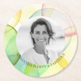 Fotovorlage Untersetzer Geburtstagsparty Thema