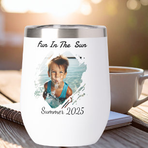 Fotowasserflasche Sommer Spaß PERSONALISIERT