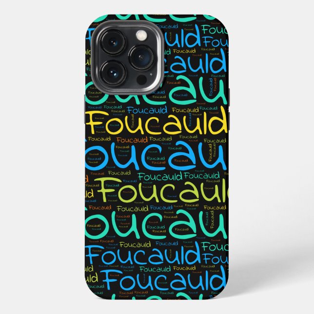 Foucauld iPhone Hülle (Rückseite)