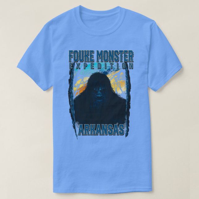 Fouke Monster Expedition Arkansas Boggy Creek Mons T-Shirt (Design vorne)