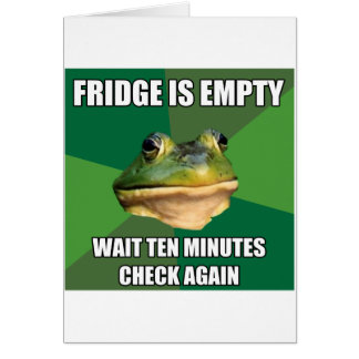 Foul Bachel Frog Empty Kühlschrank