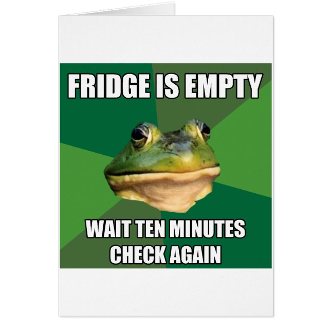 Foul Bachel Frog Empty Kühlschrank (Vorne)