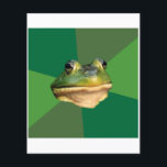 Foul Bachelor Frog Ratgeber Tiermeme Flyer<br><div class="desc">Über dieses Meme: "Adivice Animals" sind ein sich ständig entwickelndes Set von Vorlagen und Makros, das verschiedene Tiere und manchmal auch Menschen mit farbigen, pinragen Hintergründen umfasst, die normalerweise humorvoll besprochen werden. Einige der populärsten Beispiele für das "Advice Animal meme" sind Advice Hund, Foul Bachelor Frog, Courage Wolf, Wahnsinn Wolf,...</div>