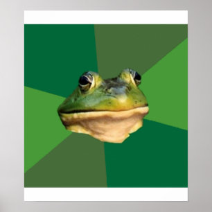 Foul Bachelor Frog Ratgeber Tiermeme Poster