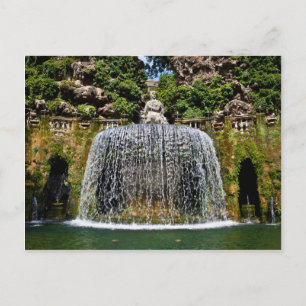 Fountain in Villa d’Este Postkarte