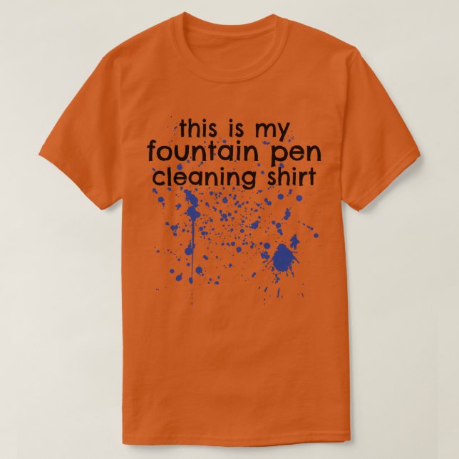 Fountain Pen Collector Calligraf T-Shirt (Design vorne)