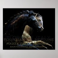 Fountian von Neptun-Sea-Pferden
