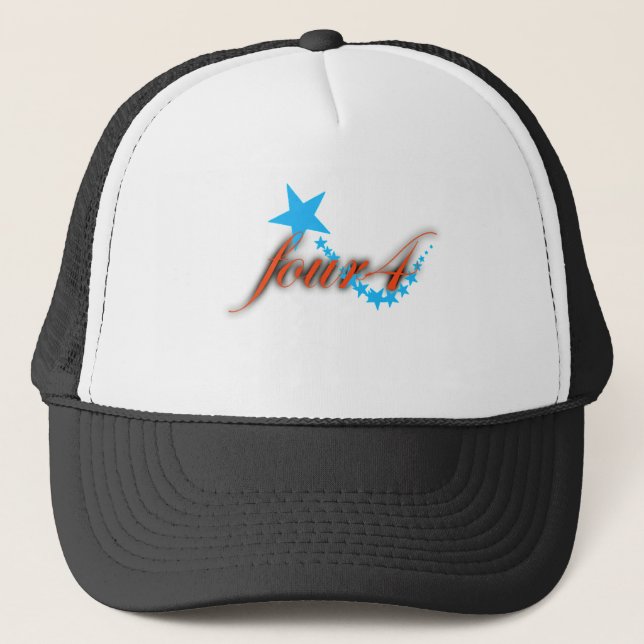 FOUR4 STARGIRL FERNLASTFAHRER TRUCKERKAPPE (Vorderseite)