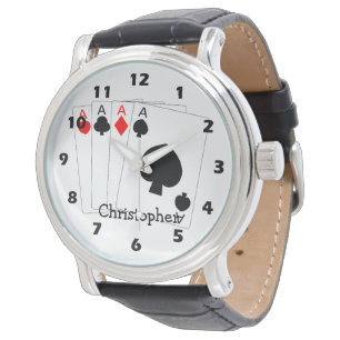 Four Aces Design Armbanduhr